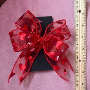 Handmade Wired Ribbon Bow Barrette